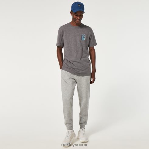 Oakley gradientti vuori b1b tee uusi urheilullinen harmaa vaatteet 2T48V42383
