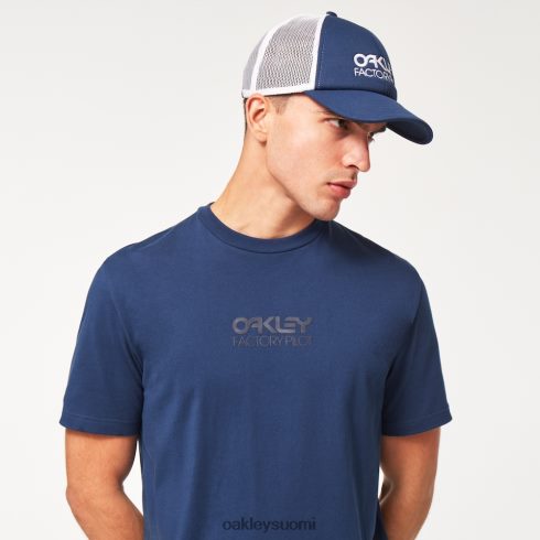 Oakley jokapäiväinen tehdaspilottipaita tonaalinen poseidon vaatteet 2T48V42440