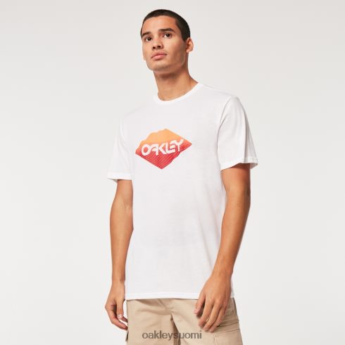 Oakley karkea reuna b1b tee valkoinen vaatteet 2T48V42232