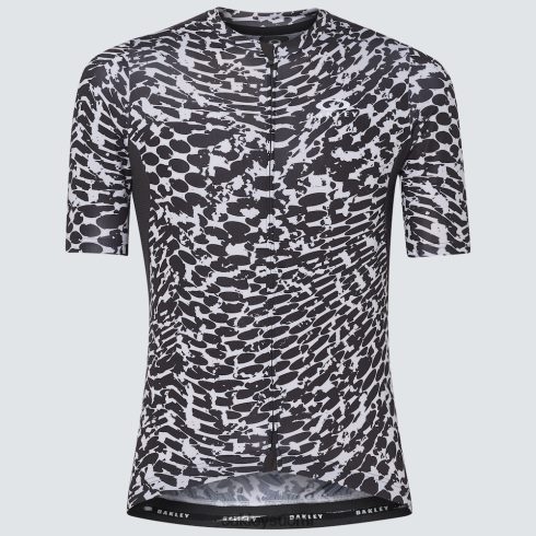 Oakley kestävyys dazzle camo jersey abstrakti musta/valkoinen vaatteet 2T48V42261