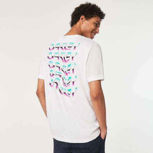 Oakley kierretty aalto b1b rc tee valkoinen vaatteet 2T48V42569
