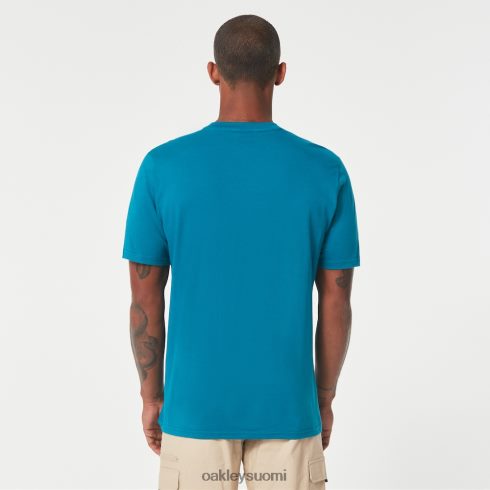 Oakley kukkainen splah b1b tee auroran sininen vaatteet 2T48V42116