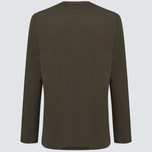 Oakley lukittu b1b ls tee uusi tumma sivellin vaatteet 2T48V42373