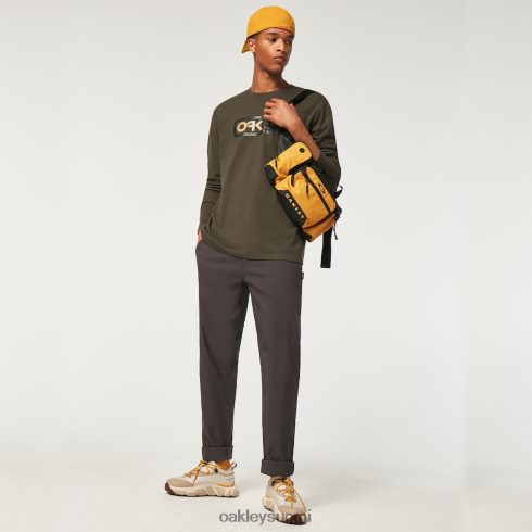 Oakley lukittu b1b ls tee uusi tumma sivellin vaatteet 2T48V42373