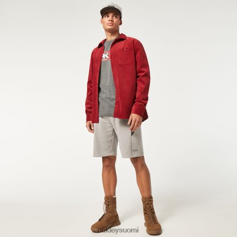 Oakley lukittu b1b ls tee uusi urheilullinen harmaa vaatteet 2T48V42369