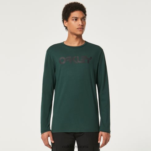 Oakley mark ii l/s tee 2.0 metsästäjä vihreä vaatteet 2T48V42587
