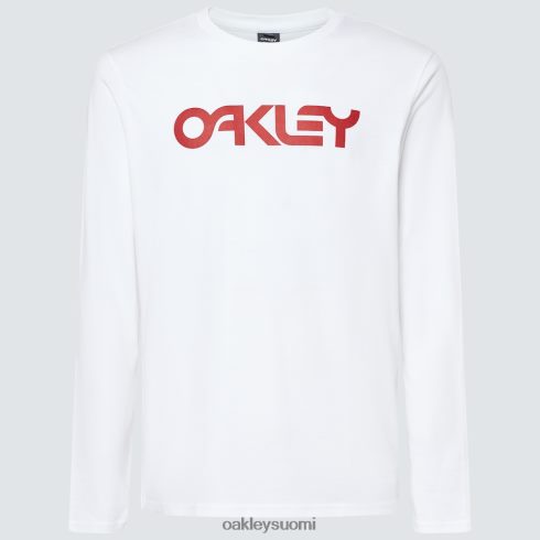 Oakley mark ii l/s tee 2.0 valkoinen vaatteet 2T48V42585