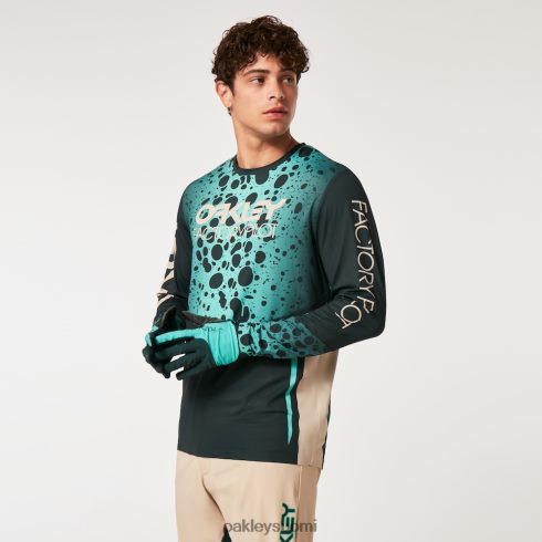 Oakley maven rc ls jersey vihreä sammakko vaatteet 2T48V42612