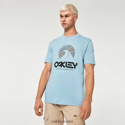 Oakley one wave b1b tee kivipesun sininen vaatteet 2T48V42139