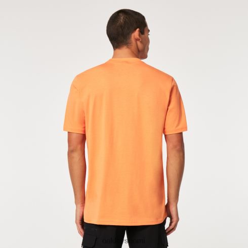 Oakley one wave b1b tee pehmeä oranssi vaatteet 2T48V42138