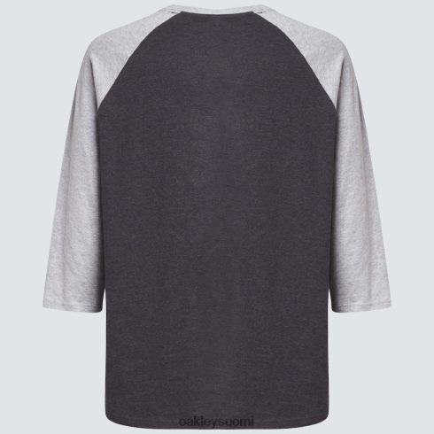Oakley relax raglan 3/4 tee kaksinkertainen harmaa kanerva vaatteet 2T48V42470