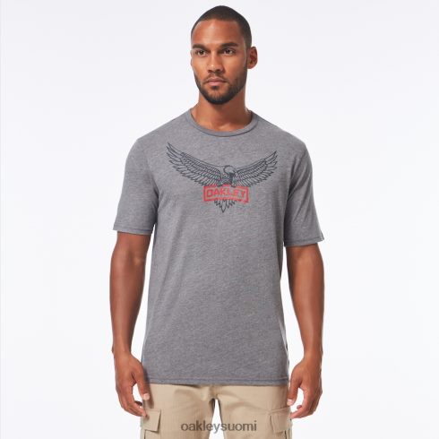 Oakley si eagle tab tee urheilullinen kanervan harmaa vaatteet 2T48V42483