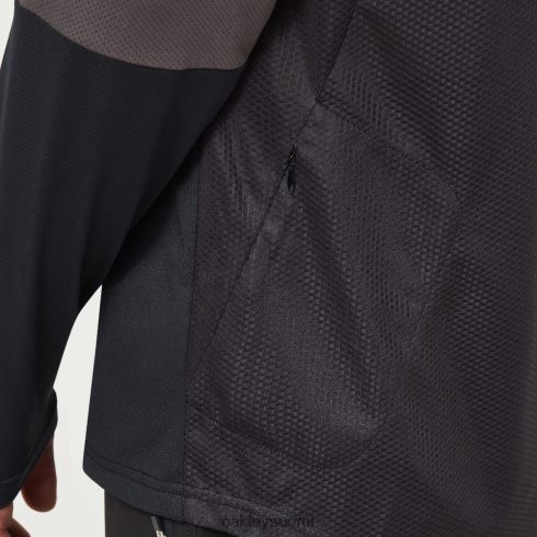 Oakley tehdaspilotin mtb ls jersey ii musta/taottu rauta vaatteet 2T48V42620