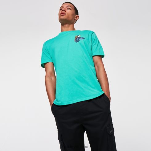 Oakley trooppinen tukaani tee mintunvihreä vaatteet 2T48V42437