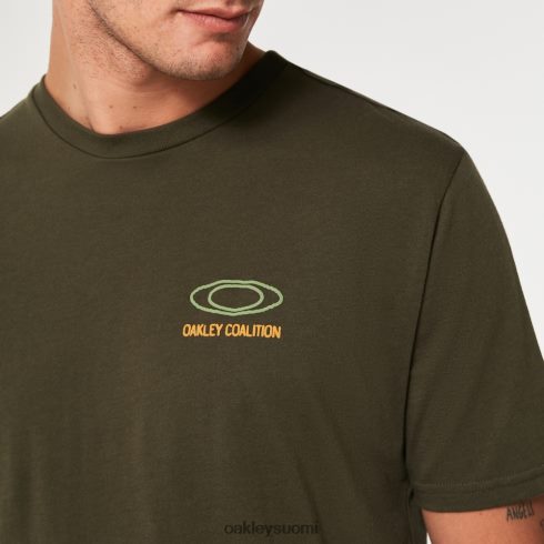 Oakley tulevan koalition t-paita uusi tumma sivellin vaatteet 2T48V42291